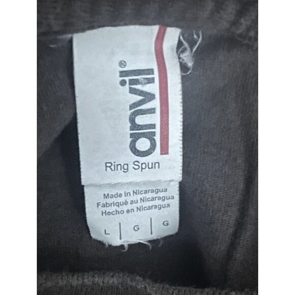 Womens Brown Graphic T-Shirt Large Cotton Stretch Novelty Funny Feed Me Tacos - Picture 6 of 7